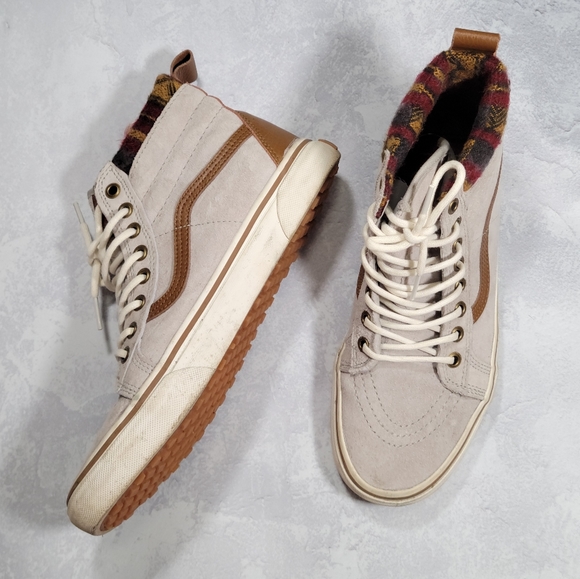 Vans Other - Vans Sk8 Hi Sneakers Gray Scotchgard Men's 8
